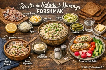 Recette de salade de harengs forshmak : comment la préparer facilement