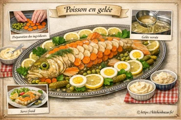 Poisson en gelée : la présentation traditionnelle expliquée pas à pas