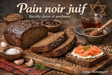 Pain noir juif : recette dense et parfumée à découvrir