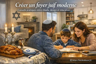 Créer un foyer juif moderne : conseils pratiques pour allier rituels, design et éducation