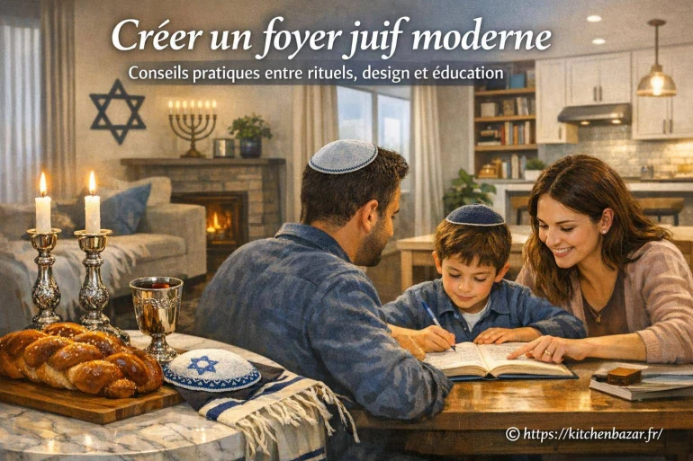 Créer un foyer juif moderne : conseils pratiques pour allier rituels, design et éducation
