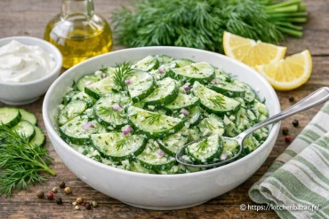 Salade de concombre à l’aneth : une recette fraîche et rapide à préparer