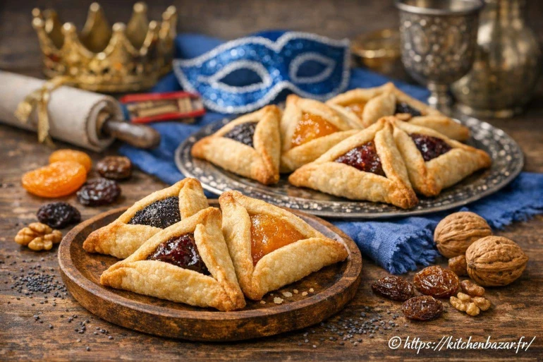 Hamantaschen : découvrez les biscuits farcis traditionnels juifs