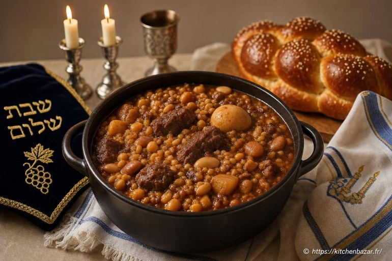 Cholent : le plat mijoté traditionnel du shabbat ashkénaze