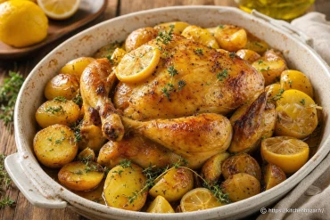 Poulet au citron confit et pommes de terre : une recette savoureuse de la cuisine algérienne juive
