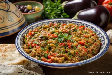 Salade d’aubergines grillées, le zaalouk algérois